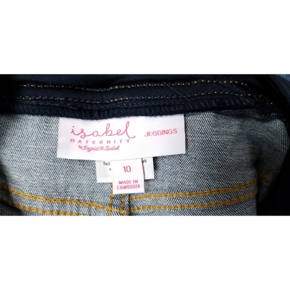 Isabel Maternaty Panel Denim Blue Jeggings - Picture 4 of 7